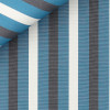 Popeline Rayé Bleu