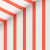 Popeline Rayé Orange