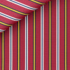 Popeline Rayé Bordeaux Jaune