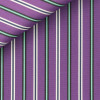 Popeline Rayé Violet Vert