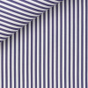 Twill Rayé Bleu