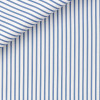 Twill Rayé Bleu