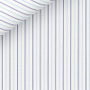 Twill Rayé Bleu