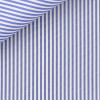 Popeline Rayé Bleu