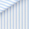 Popeline Rayé Bleu