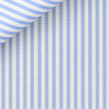Popeline Rayé Bleu