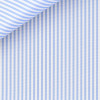 Popeline Rayé Bleu