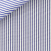Popeline Rayé Bleu