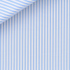 Popeline Rayé Bleu