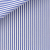 Popeline Rayé Bleu