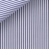 Popeline Rayé Bleu