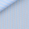 Popeline Rayé Bleu