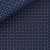 Popeline Motif Bleu