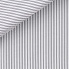 Popeline Rayé Gris