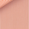 Popeline Rayé Orange