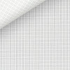 Popeline Carreaux Gris