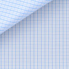 Popeline Carreaux Bleu
