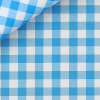 Popeline Carreaux Bleu