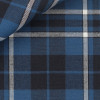 Flanelle Carreaux Bleu