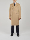 Manteau Laine Croisé 6 boutons Camel