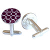 Boutons Manchette Bulle Violet