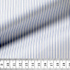 Twill Rayé Bleu