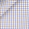 Oxford Carreaux Bleu Marron