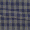 Twill Carreaux Bleu Gris