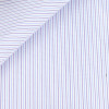 Popeline Rayé Bleu Parme