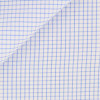 Popeline Carreaux Bleu