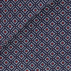 Popeline Motif Noir Rouge
