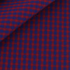 Popeline Carreaux Bleu Rouge
