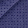 Popeline Motif Bleu