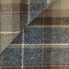 Twill Carreaux Marron Beige
