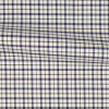 Twill Carreaux Bleu Marron