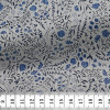 Popeline Motif Bleu