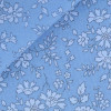 Popeline Motif	Bleu