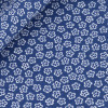 Popeline Motif Bleu