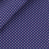 Popeline Motif Bleu Rouge