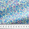 Coton Motif Bleu Rose