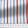 Twill Rayé Bleu Rouge