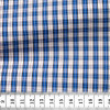 Popeline Carreaux Bleu Blanc