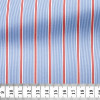 Popeline Rayé Bleu Rouge