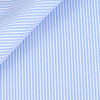 Popeline Rayé Bleu