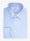 Chemise Popeline Rayé Bleu