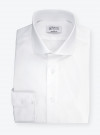 Chemise Twill Uni Blanc