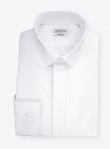 Chemise Popeline Uni Blanc