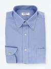 Chemise Denim Uni Bleu