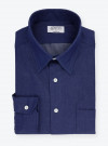 Chemise Twill Uni Bleu