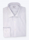 Chemise Mixte Rayé Bleu